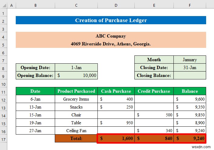 Excel में बिक्री और खरीद लेजर कैसे बनाएं