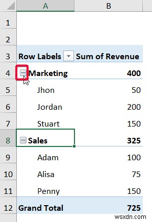 Excel में पदानुक्रम कैसे बनाएं (3 आसान तरीके)