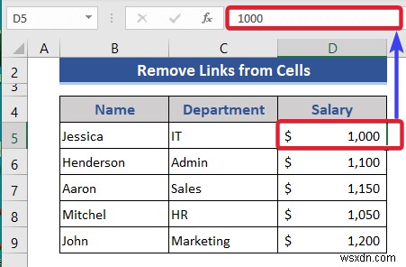 Excel में अज्ञात लिंक कैसे निकालें (4 उपयुक्त उदाहरण)