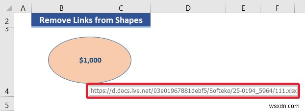 Excel में अज्ञात लिंक कैसे निकालें (4 उपयुक्त उदाहरण)