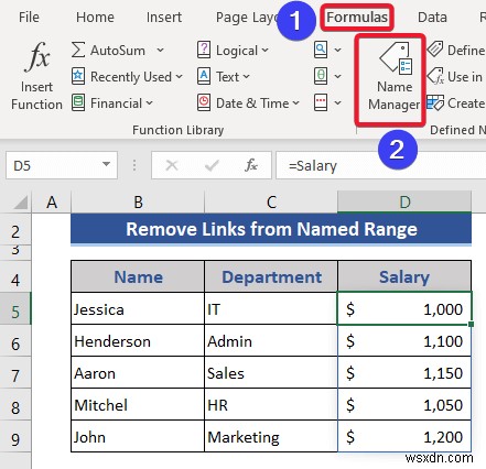 Excel में अज्ञात लिंक कैसे निकालें (4 उपयुक्त उदाहरण)