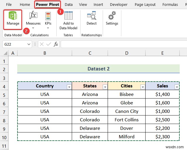 Excel में मल्टी लेवल पदानुक्रम कैसे बनाएं (2 आसान तरीके)