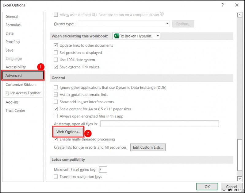 Excel में टूटे हुए हाइपरलिंक को कैसे ठीक करें (5 तरीके)