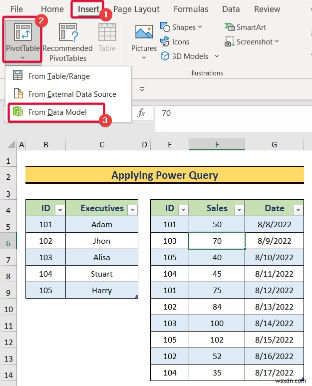 Excel में डेटा मॉडल कैसे बनाएं (3 आसान तरीके)