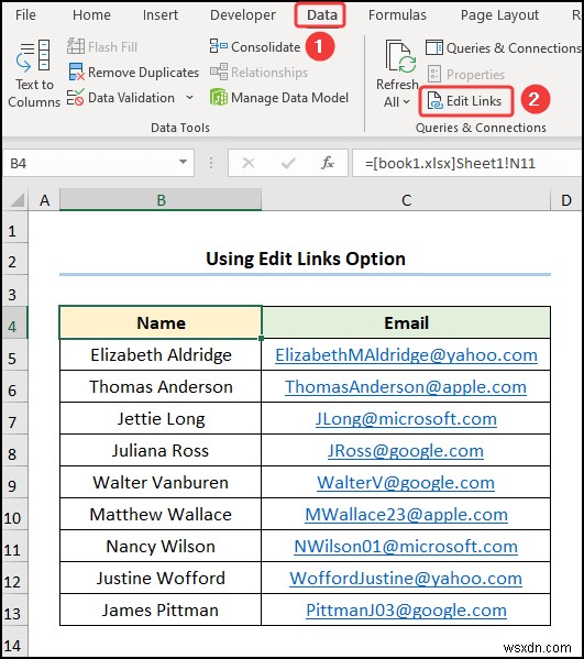 Excel में हिडन लिंक कैसे डिलीट करें (5 आसान तरीके)