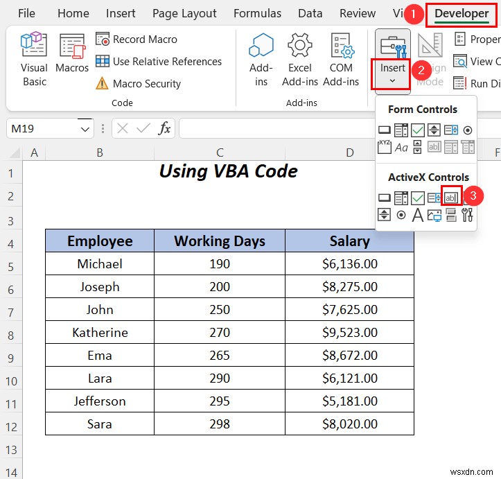 Excel में टेक्स्ट बॉक्स में टेक्स्ट को हाइलाइट कैसे करें (3 आसान तरीके)