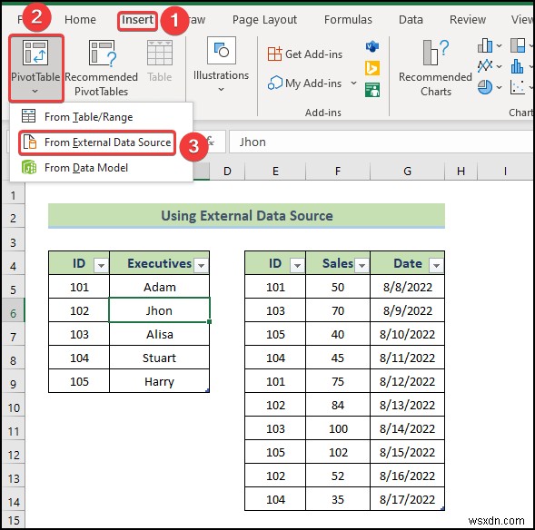 Excel में डेटा मॉडल से डेटा कैसे प्राप्त करें (2 आसान तरीके)