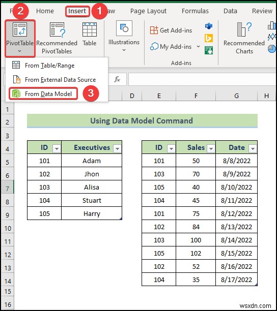 Excel में डेटा मॉडल से डेटा कैसे प्राप्त करें (2 आसान तरीके)