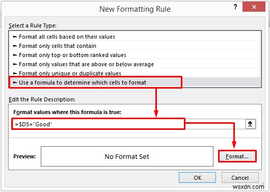 Excel में सशर्त स्वरूपण के साथ संपूर्ण पंक्ति को हाइलाइट कैसे करें