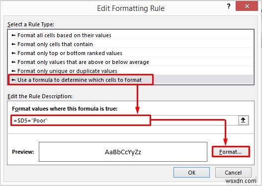 Excel में सशर्त स्वरूपण के साथ संपूर्ण पंक्ति को हाइलाइट कैसे करें