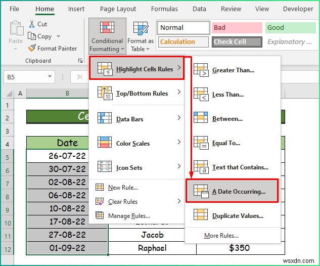 Excel में विभिन्न प्रकार के सशर्त स्वरूपण कैसे लागू करें