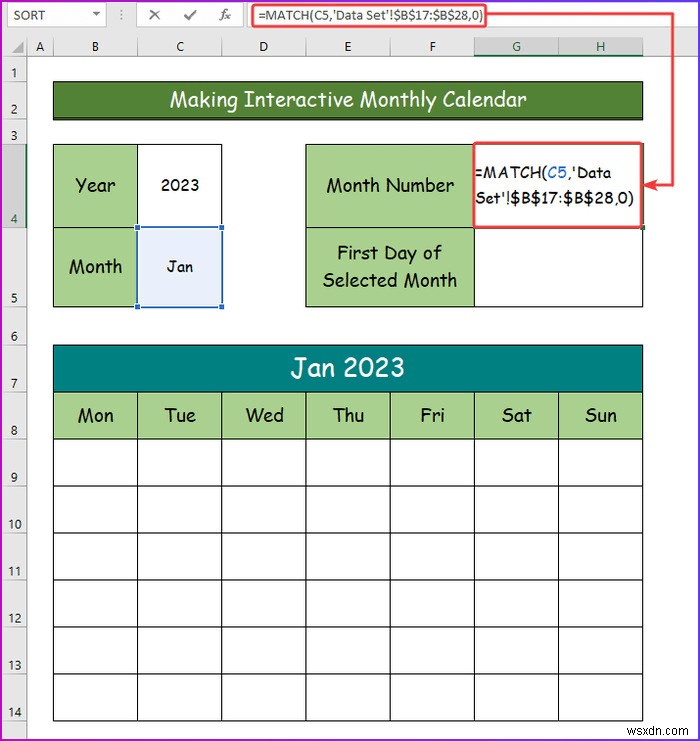 Excel में एक इंटरैक्टिव कैलेंडर कैसे बनाएं (2 आसान तरीके)