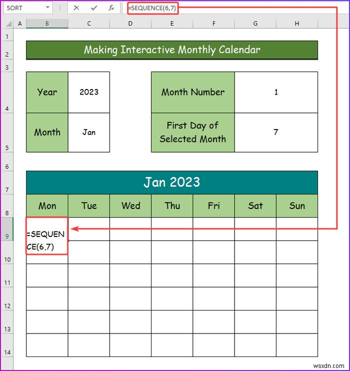 Excel में एक इंटरैक्टिव कैलेंडर कैसे बनाएं (2 आसान तरीके)