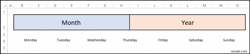 Excel में एक खाली कैलेंडर कैसे बनाएं (मुफ्त टेम्पलेट डाउनलोड करें)