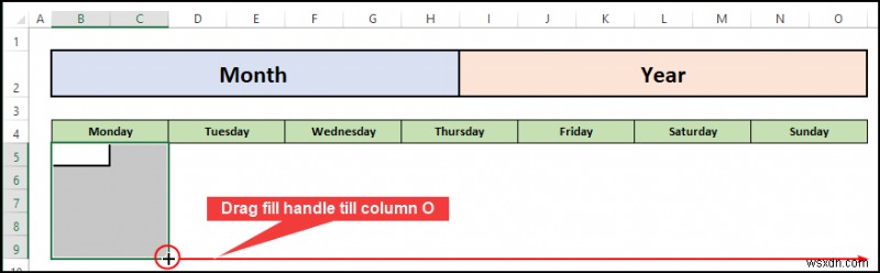 Excel में एक खाली कैलेंडर कैसे बनाएं (मुफ्त टेम्पलेट डाउनलोड करें)