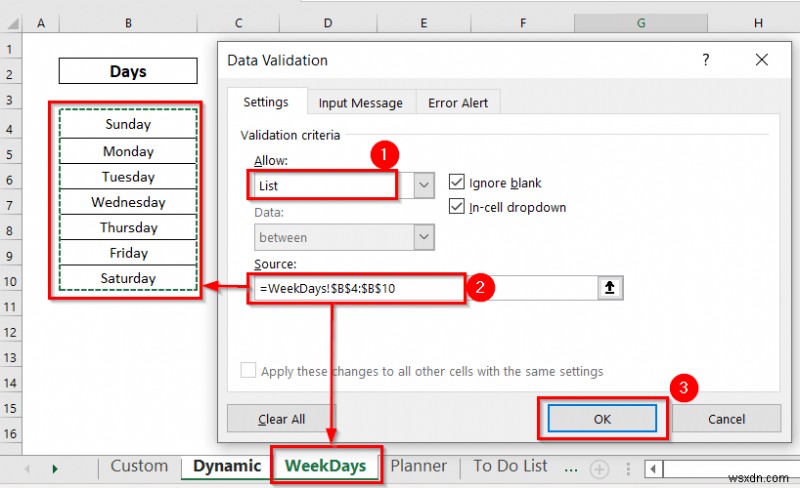 Excel में साप्ताहिक कैलेंडर कैसे बनाएं (3 उपयुक्त तरीके)