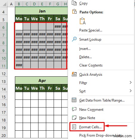 Excel में मासिक कैलेंडर कैसे बनाएं (3 प्रभावी तरीके)