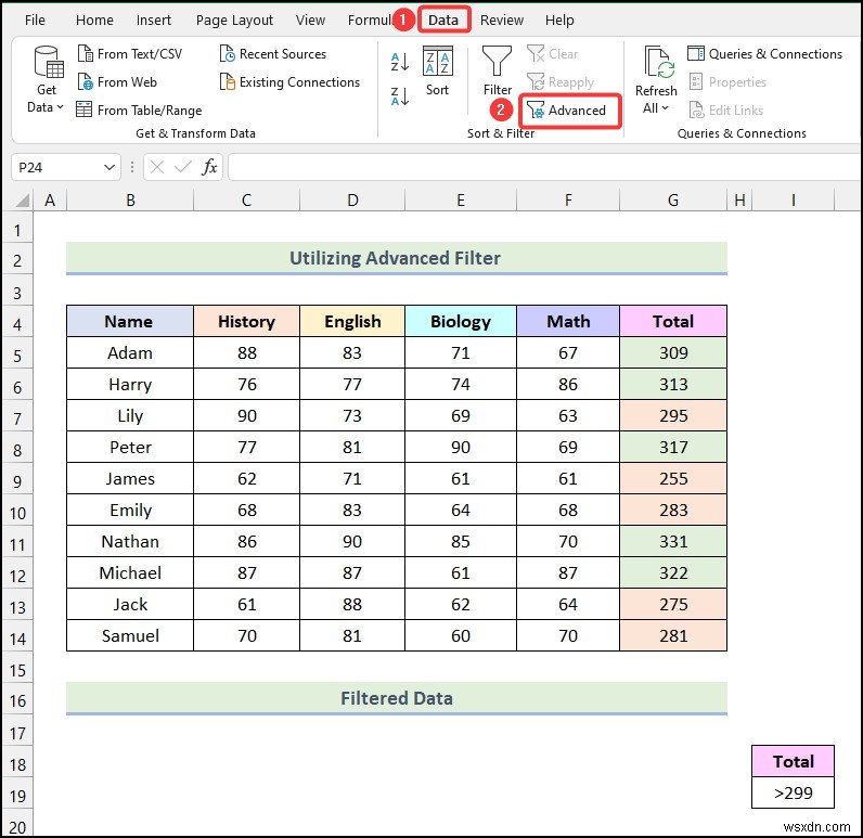 Excel में कंडीशनल फ़ॉर्मेटिंग का उपयोग करके रंग द्वारा फ़िल्टर कैसे करें