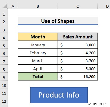 Excel में मैक्रो के बिना बटन कैसे बनाएं (3 आसान तरीके)