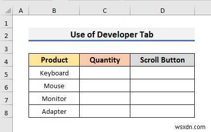 Excel में मैक्रो के बिना बटन कैसे बनाएं (3 आसान तरीके)