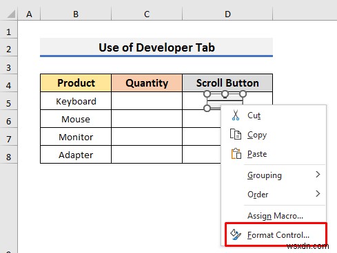 Excel में मैक्रो के बिना बटन कैसे बनाएं (3 आसान तरीके)