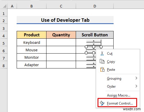 Excel में मैक्रो के बिना बटन कैसे बनाएं (3 आसान तरीके)