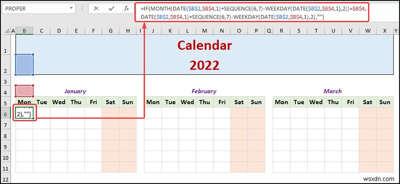 Excel में एक वार्षिक कैलेंडर कैसे बनाएं (आसान चरणों के साथ)