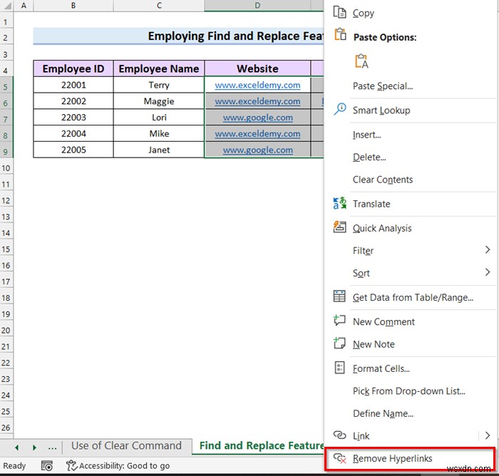 Excel में ईमेल लिंक कैसे निकालें (7 त्वरित तरीके)