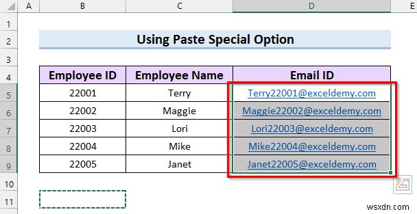 Excel में ईमेल लिंक कैसे निकालें (7 त्वरित तरीके)