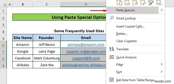 Excel में सभी हाइपरलिंक कैसे निकालें (5 तरीके)