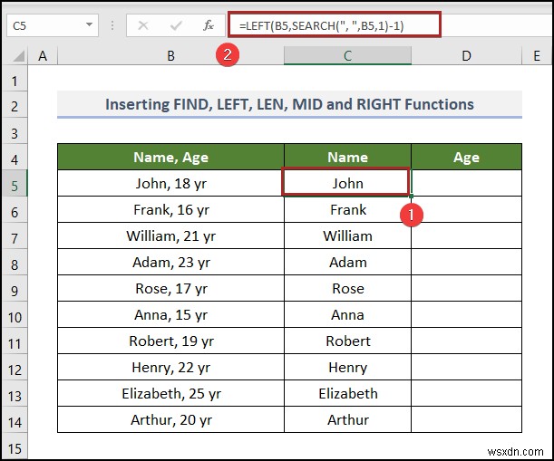 Excel में बिना ओवरराइटिंग के टेक्स्ट को कॉलम में कैसे बदलें