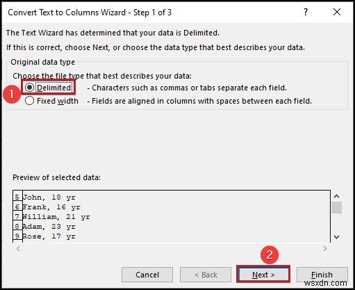 Excel में बिना ओवरराइटिंग के टेक्स्ट को कॉलम में कैसे बदलें