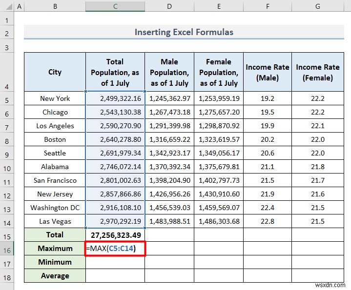 Excel में जनसांख्यिकीय डेटा का विश्लेषण कैसे करें (5 आवश्यक तरीके)