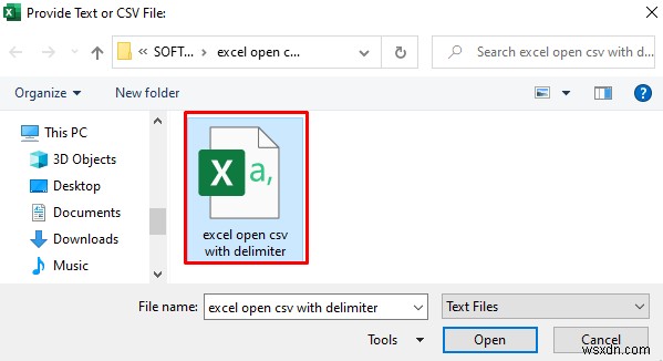 एक्सेल में डेलीमीटर के साथ CSV कैसे खोलें (6 आसान तरीके)