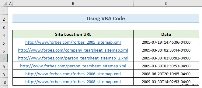 XML को एक्सेल में कॉलम में कैसे बदलें (4 उपयुक्त तरीके)