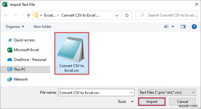 CSV को आसान चरणों के साथ स्वचालित रूप से एक्सेल में बदलें