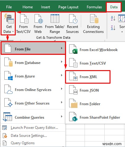 XML फ़ाइल से एक्सेल में डेटा कैसे निकालें (2 आसान तरीके)