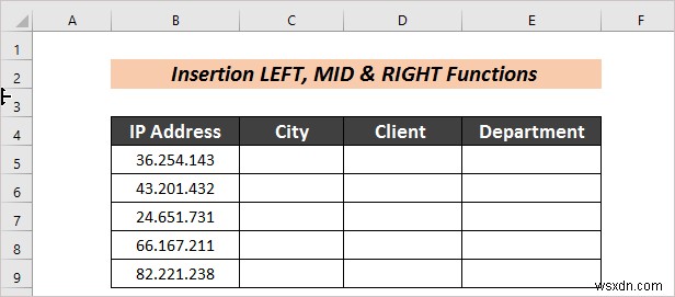 Excel में फ़ॉर्मूला के साथ टेक्स्ट को कॉलम में स्वचालित रूप से कैसे विभाजित करें