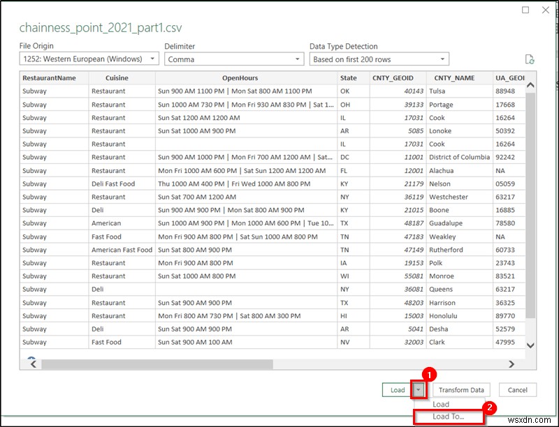 Excel में बड़ी CSV फ़ाइलें कैसे खोलें (2 आसान तरीके)