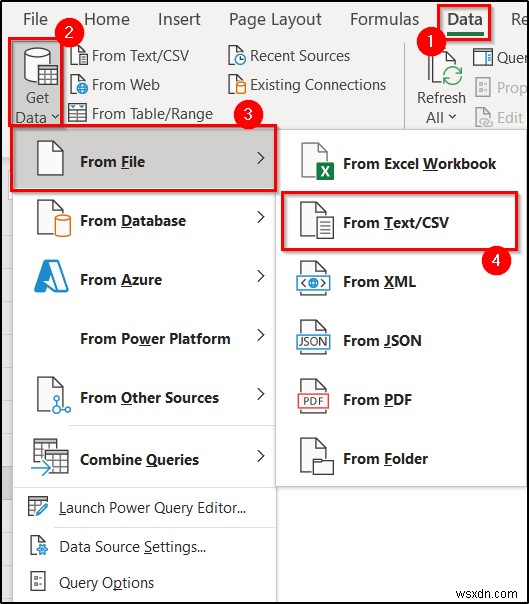 Excel में बड़ी CSV फ़ाइलें कैसे खोलें (2 आसान तरीके)