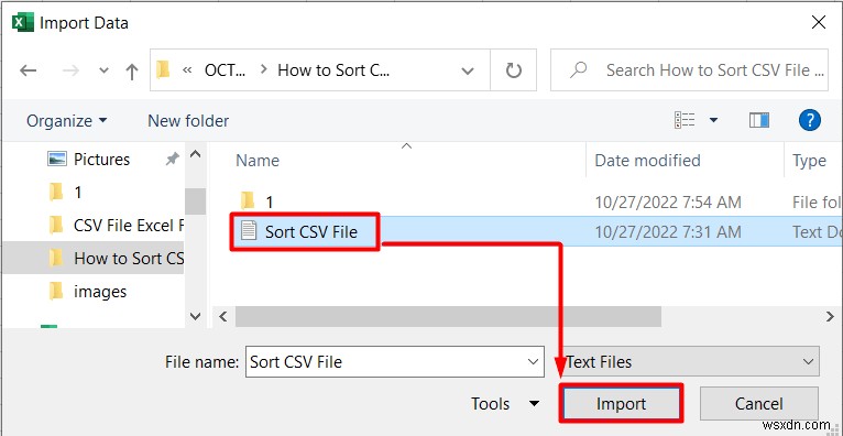 एक्सेल में CSV फ़ाइल को कैसे सॉर्ट करें (2 त्वरित तरीके)