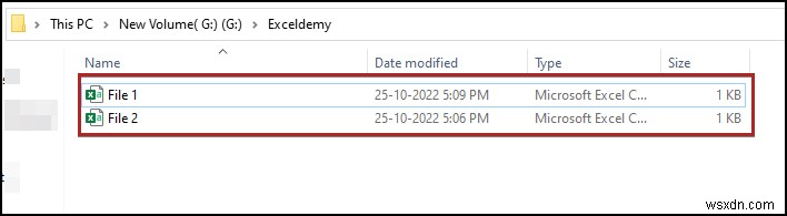 Excel में 2 CSV फ़ाइलों की तुलना कैसे करें (6 आसान तरीके)