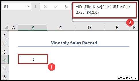 Excel में 2 CSV फ़ाइलों की तुलना कैसे करें (6 आसान तरीके)