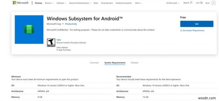 Android ऐप प्लेसहोल्डर Windows 11s Microsoft Store में देखा गया 