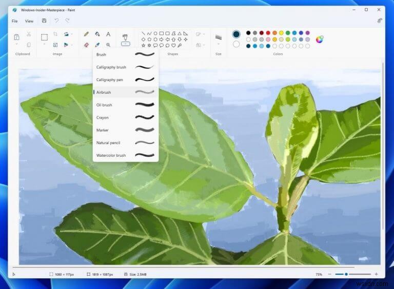 Microsoft ने देव चैनल इनसाइडर्स के लिए पुन:डिज़ाइन किए गए Windows 11 पेंट ऐप को रोल आउट करना शुरू किया