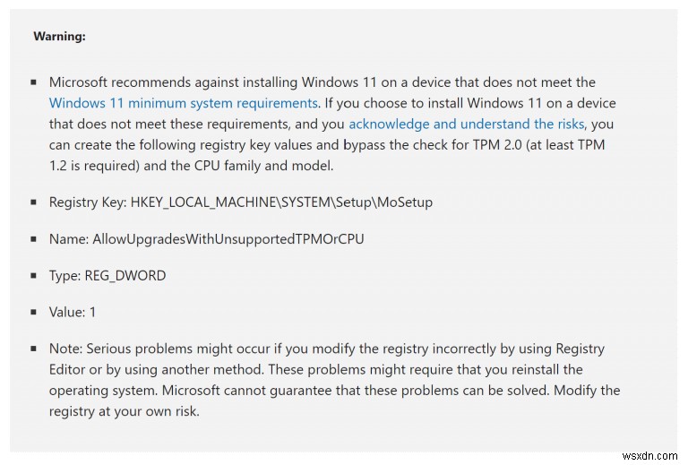 अंतिम समय में, Microsoft असमर्थित हार्डवेयर को Windows 11 में अपग्रेड करने के लिए एक पथ प्रदान करता है