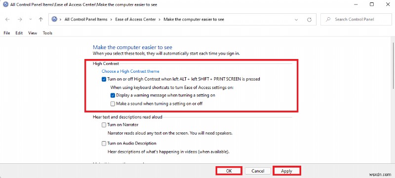 Windows 10 और Windows 11 पर कस्टम उच्च कंट्रास्ट थीम कैसे सक्षम करें, अक्षम करें और कैसे बनाएं