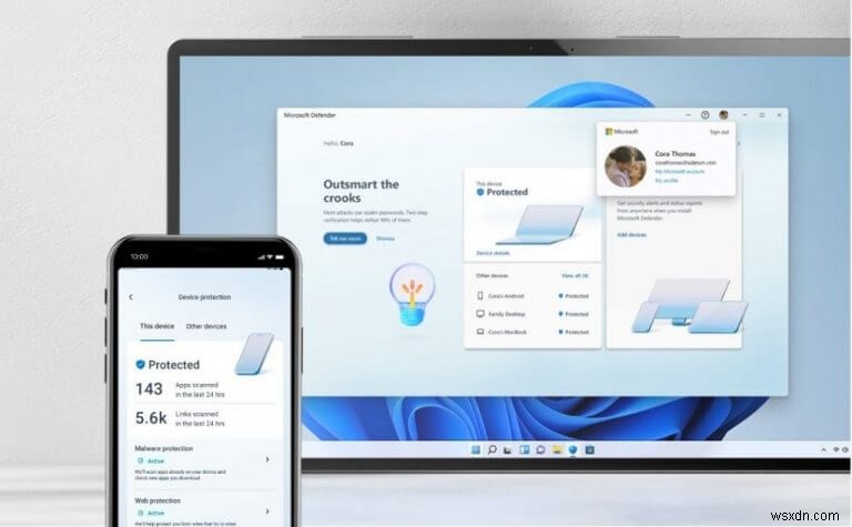 यहां विंडोज 11 और एंड्रॉइड के लिए नए माइक्रोसॉफ्ट डिफेंडर एप पर एक नजर है
