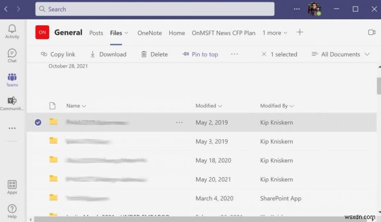 Microsoft Teams में किसी फ़ाइल को कैसे पिन करें