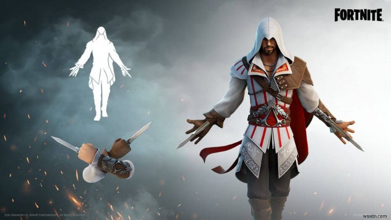 हत्यारे पंथ Ezio और Eivor अब Fortnite में लाइव हैं